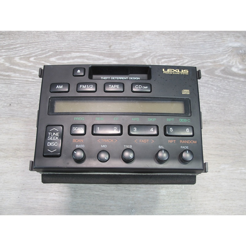 94-96 Lexus UZZ30 SC300 SC400 Am/fm Radio Cassette Player Receiver Head Unit OEM