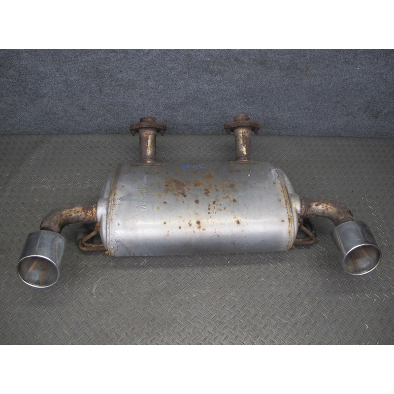 09-12 Nissan Z34 370Z Rear Exhaust Muffler w Tips Assembly 20100-1EH0A OEM