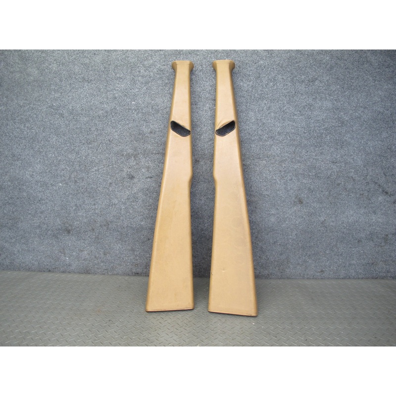 77-85 Mercedes W123 Sedan Set of 2 Left & Right B Pillar Upper Trim Panel OEM