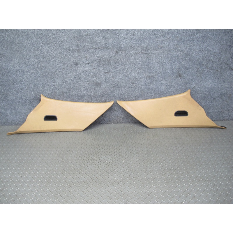 81-85 Mercedes W123 Set of 2 Rear Left & Right Interior C Pillar Trim Panel OEM