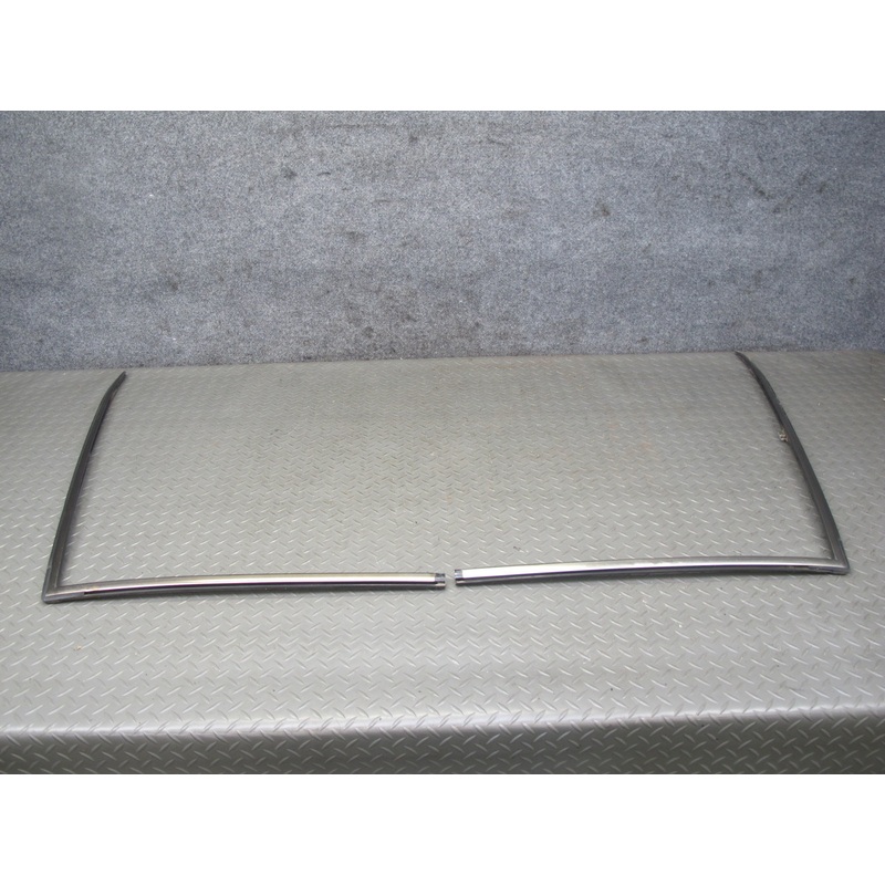 94-99 Mercedes W140 S-class Sedan Rear Windshield Chrome Trim Molding Set OEM
