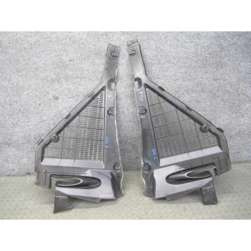 08-14 BMW E71 E72 X6 Front Windshield Left & Right Vent Cowl Grille Cover Set