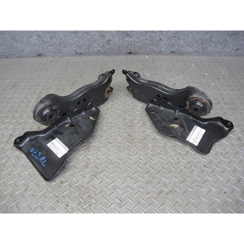 10-19 Nissan 370Z Z34 Convert Rear Left & Right Crossmember Stay Bracket Set OEM