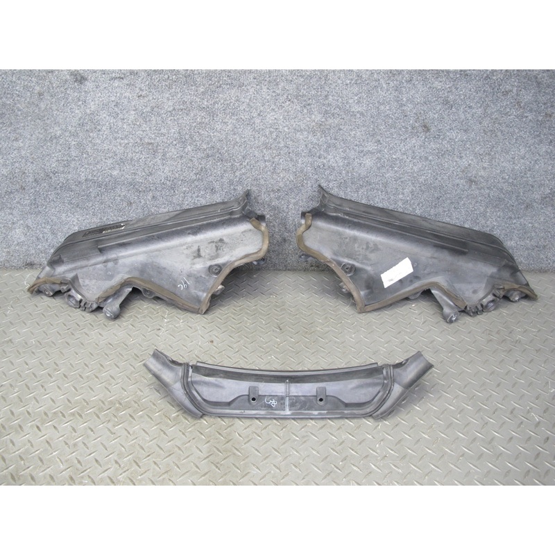 2008-2014 BMW E71 E72 X6 Engine Partition Compartment Cowl Cover Set of 3