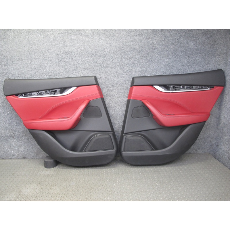 2017-2020 Maserati Levante M161 Rear Door Interior Trim Cover Panel Set of 2
