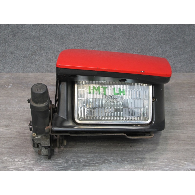 91-93 Dodge Stealth Front Left Driver Side Headlight Lamp w Motor RED OEM