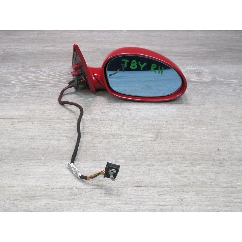 2001-2006 BMW E46 M3 Right Door Side View Heated Memory Mirror Glass Imola RED