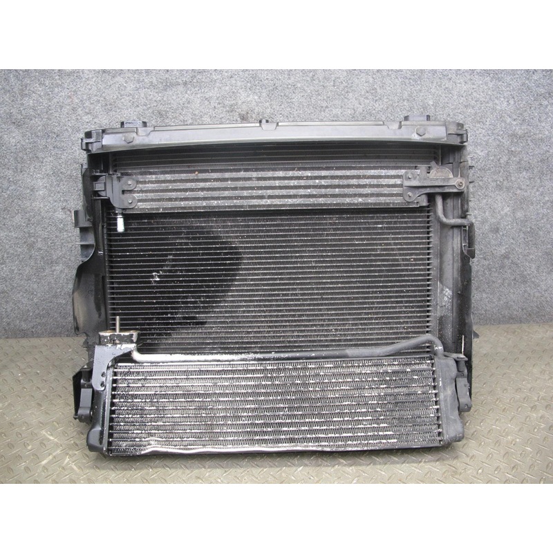 2006-2010 BMW E63 E64 M6 Engine Radiator A/C Condenser Oil Cooler Fan Set OEM