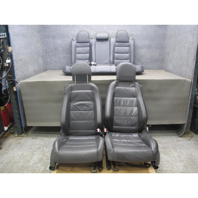 2008 VW Golf MK5 R32 2-DOOR Front & Rear Sport Seat Set Leather Anthracite OEM