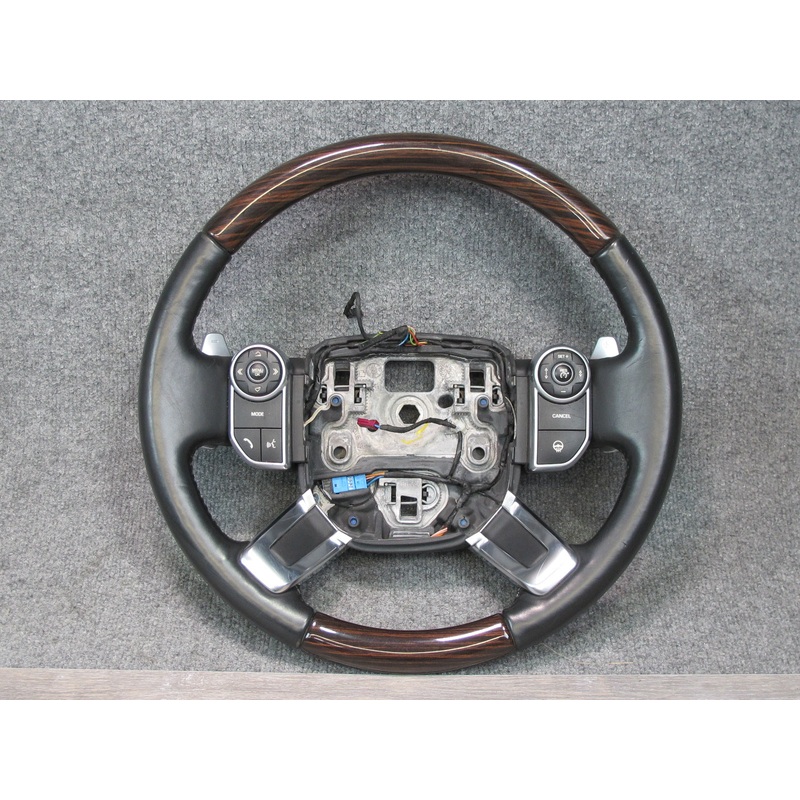 2013-2022 Land Range Rover L405 Leather Wood Steering w Controls & Paddles