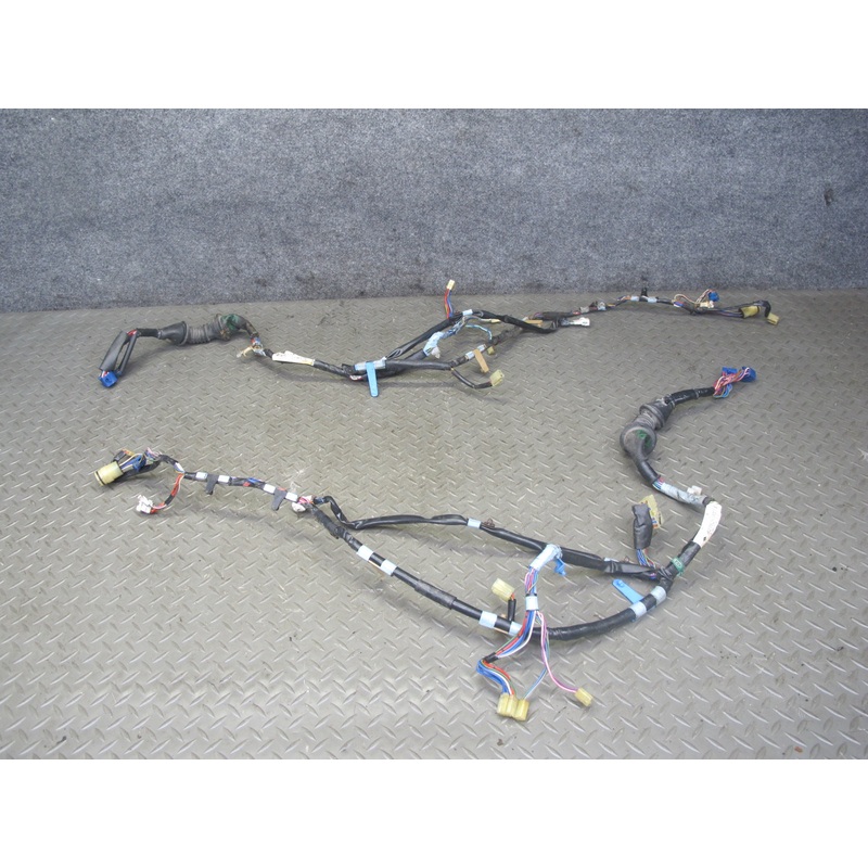 86-88 Toyota Supra MA71 Set of 2 Left & Right Door Wire Wiring Harness OEM