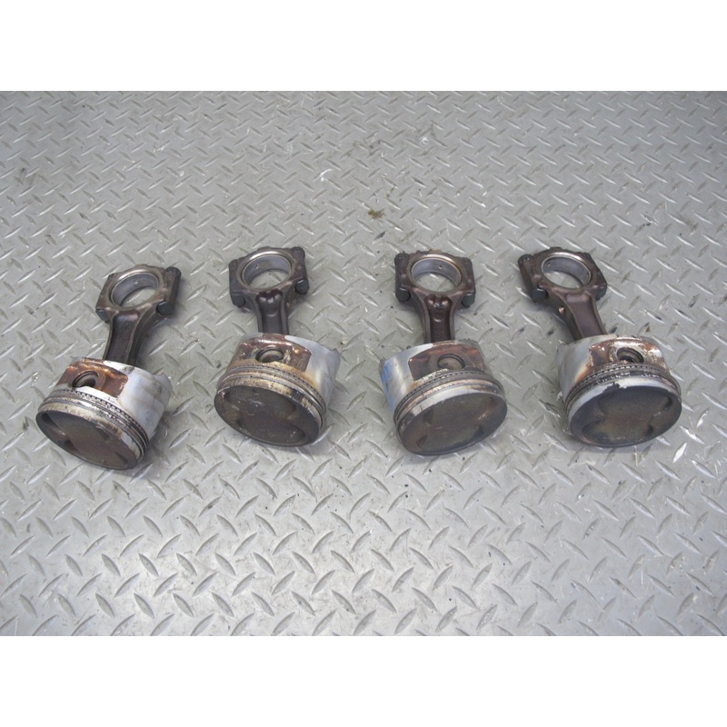 88-89 Toyota MR2 AW15 GT 4AGELC Set of 4 Engine Piston w Connecting Rod 83K OEM