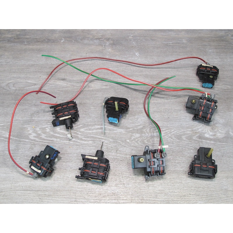 94-99 Mercedes W140 Set of 7 A/C Heater Flap Door Actuator Motor OEM