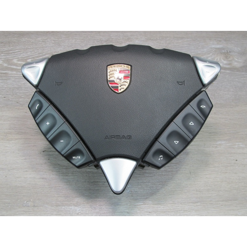 03-10 PORSCHE CAYENNE 955 957 FRONT LEFT DRIVER SIDE STEERING WHEEL SRS AIRBAG OEM
