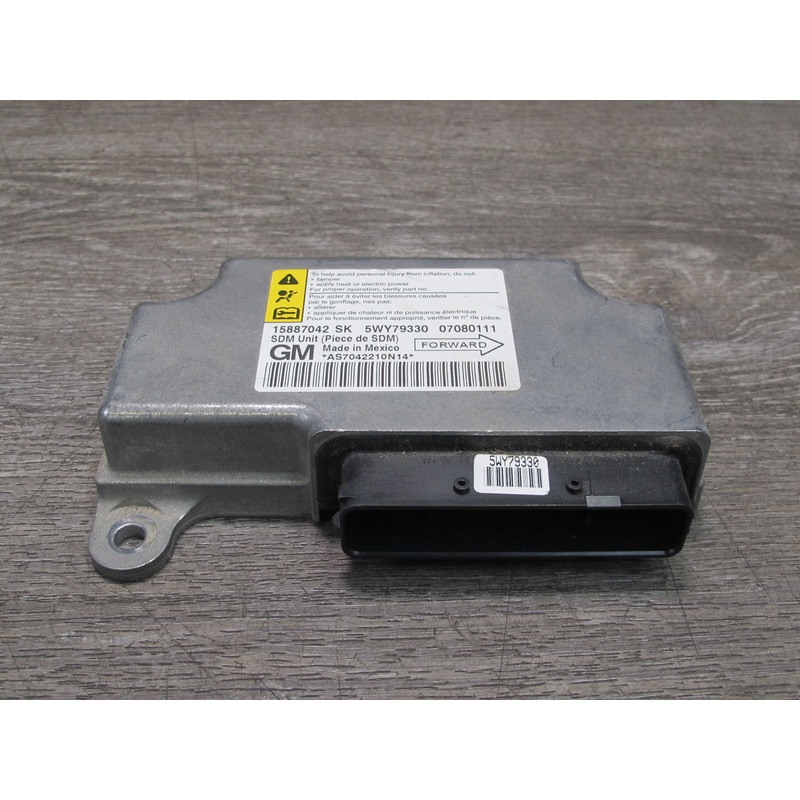 07-10 SATURN SKY SRS AIRBAG CONTROL MODULE UNIT 15887042 OEM
