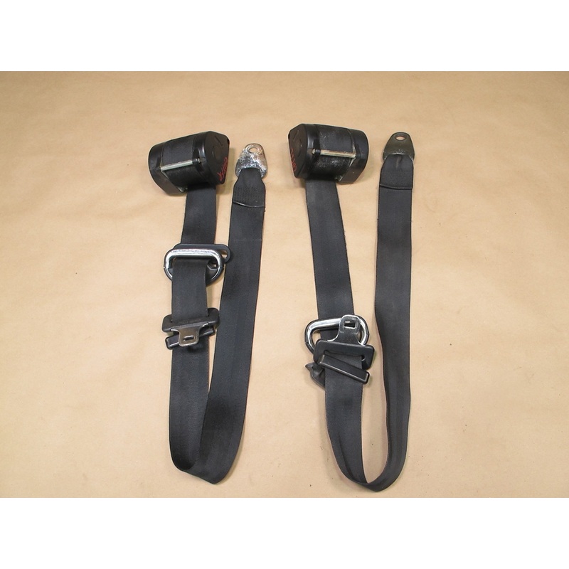 80-82 PORSCHE 924 FRONT RIGHT & LEFT SIDE SEATBELT RETRACTOR SET OEM