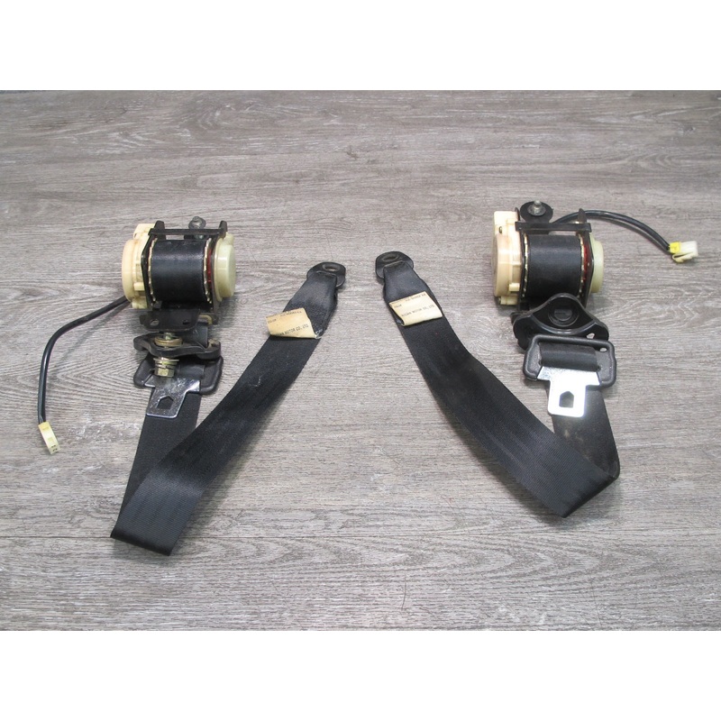 84-86 NISSAN 300ZX Z31 2-SEAT FRONT LEFT & RIGHT SIDE SEATBELT RETRACTOR SET OEM