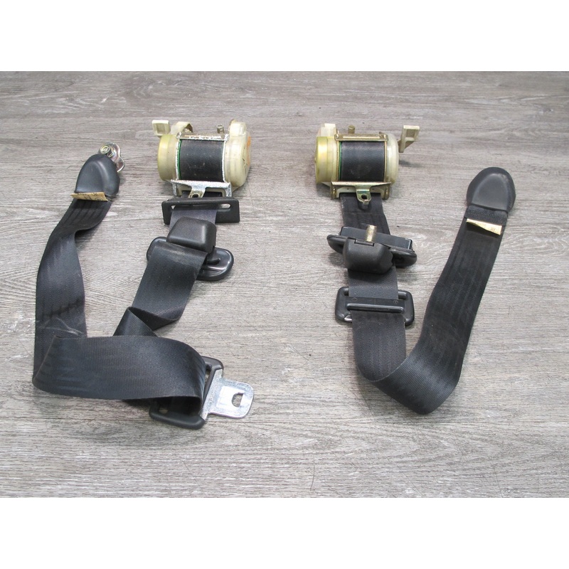 85-89 TOYOTA MR2 FRONT LEFT & RIGHT SIDE SEATBELT RETRACTOR SET OEM