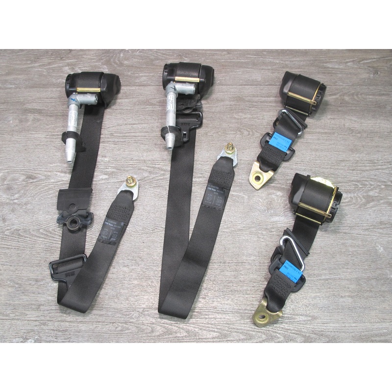 86-91 MERCEDES W126 FRONT & REAR LEFT RIGHT SIDE SEATBELT RETRACTOR SET OEM