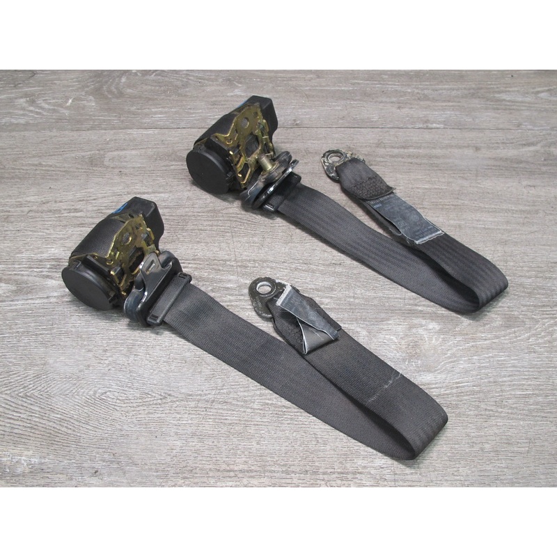 87-95 PORSCHE 928 S FRONT LEFT & RIGHT SIDE SEATBELT RETRACTOR SET OEM