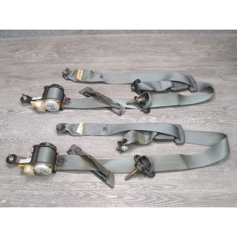 89-92 TOYOTA SUPRA MK3 REAR LEFT & RIGHT SIDE SEATBELT RETRACTOR SET OEM