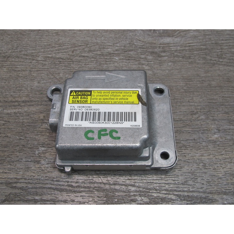 99-00 CHEVROLET CORVETTE C5 SRS AIRBAG CONTROL MODULE UNIT 09380090 OEM