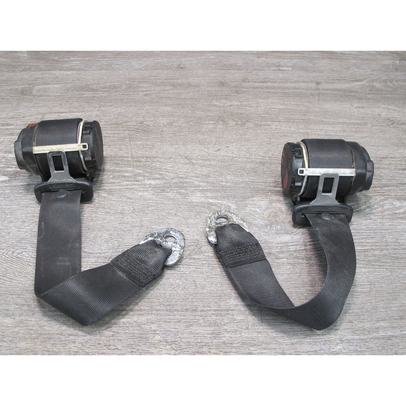 99-05 PORSCHE 911 CARRERA 996 CONVERTIBLE REAR RIGHT & LEFT SIDE SEATBELT RETRACTOR SET OEM
