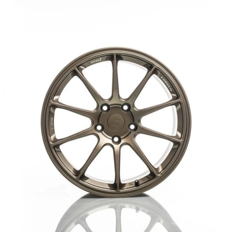 Titan 7 Forged Aluminium Wheel - T-R10 20x11.5 5x120.65 ET 45 CB 70.3 in Techna Bronze