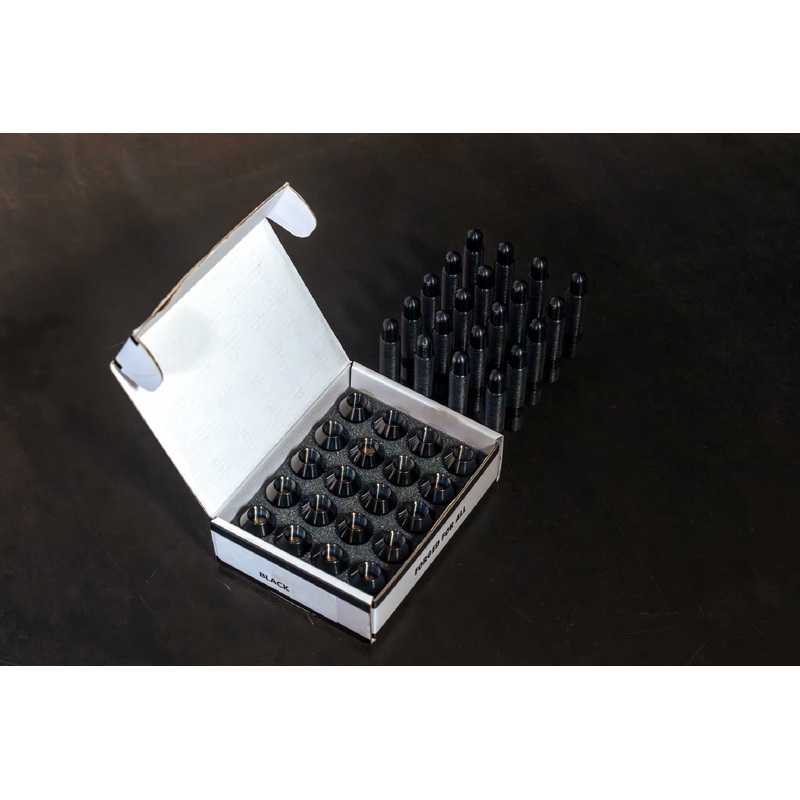 RSS M14x1.5 Wheel stud and Onyx Patina titanium nut conversion kit with 90mm length
