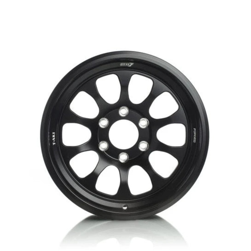 Titan 7 Forged Aluminium Wheel - T-AK1 17x8.5 6-135 ET -1 CB 87.1 in Machine Black
