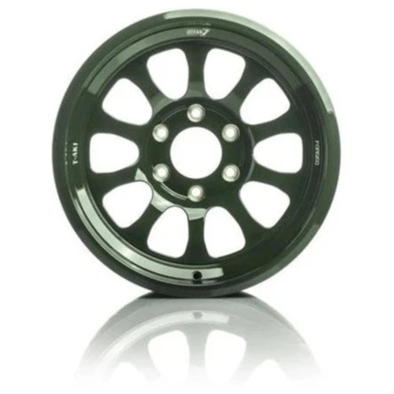 Titan 7 Forged Aluminium Wheel - T-AK1 17x8.5 6-139.7 ET -1 CB 106.3 in Tioga Green