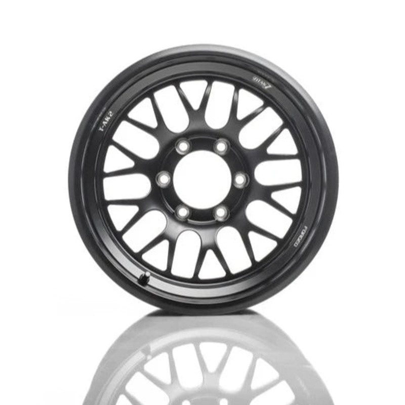Titan 7 Forged Aluminium Wheel - T-AK2 17x8.5 5x127 ET -1 CB 71.5 in Machine Black