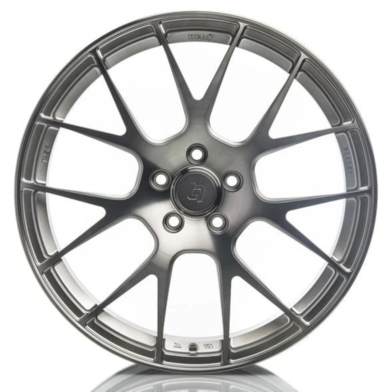Titan 7 Forged Aluminium Wheel - T-S7 19x9 5x130 ET 48 CB 71.5 in Hybrid Dark Machine