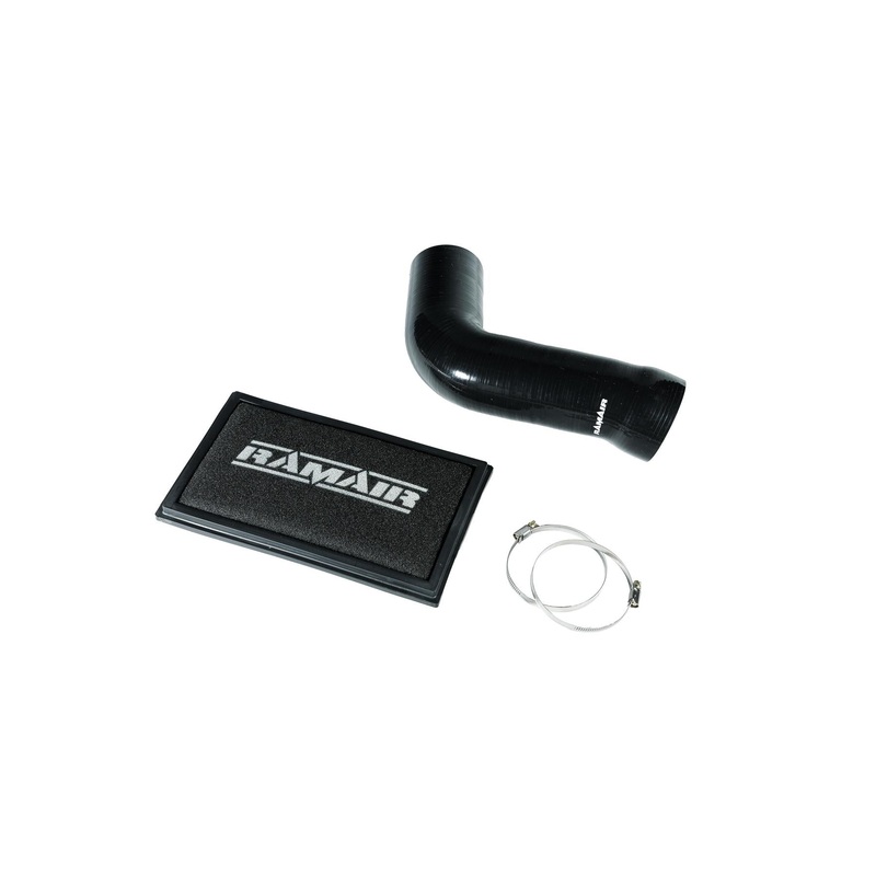 Ramair RPF-3129-RIP-BK - Silicone Intake Pipe Hose & Replacement Air Filter - Audi S3 TSI MQB