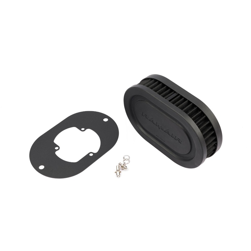 Ramair Pleated Carburettor Air Filter Baseplate to fit Pierburg 2B2, 2B4, 2B5 - 40mm