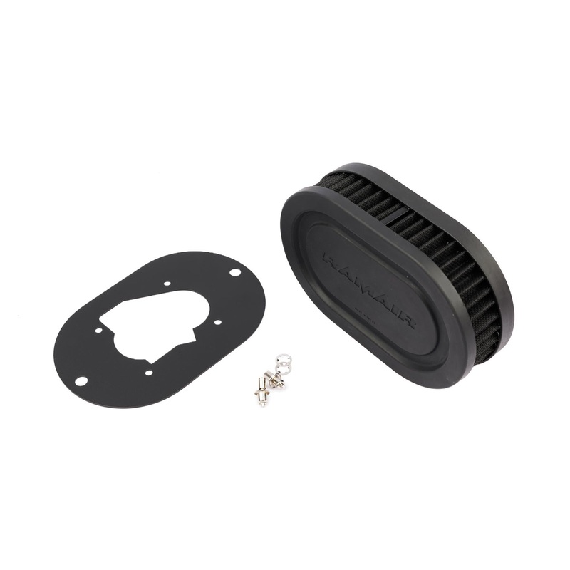 Ramair Pleated Carburettor Air Filter Baseplate to fit Weber 32/34 DMTL DMTR DATR 40mm