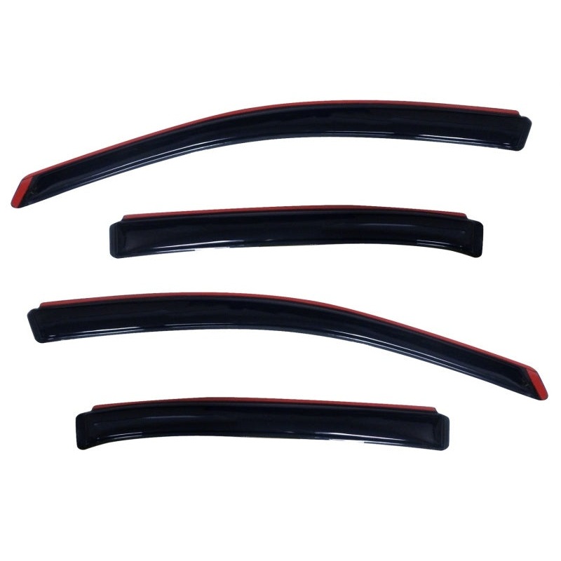 AVS 10-18 Ford Taurus Ventvisor In-Channel Front & Rear Window Deflectors 4pc - Smoke