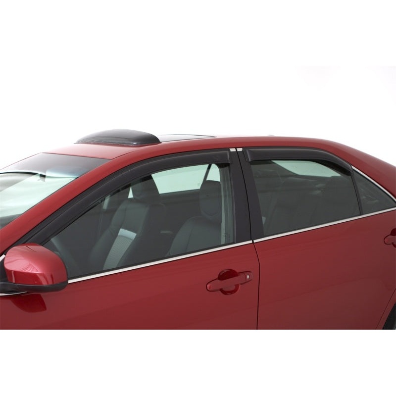 AVS 12-18 Kia RIO Hatch (Hatch Only) Ventvisor Outside Mount Window Deflectors 4pc - Smoke