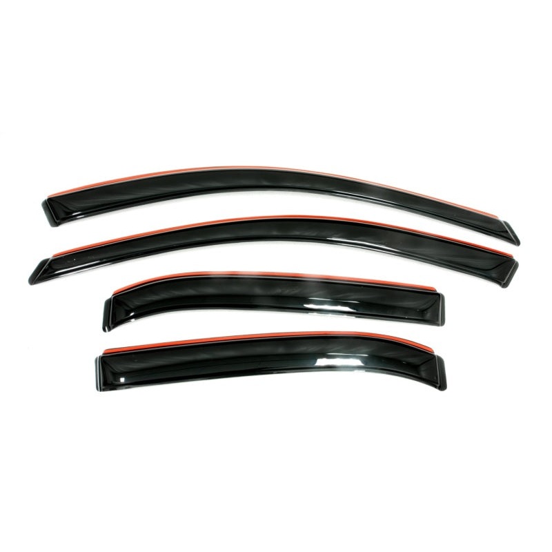 AVS 13-18 Hyundai Santa Fe (Excl. XL Model) Ventvisor Front & Rear Window Deflectors 4pc - Smoke
