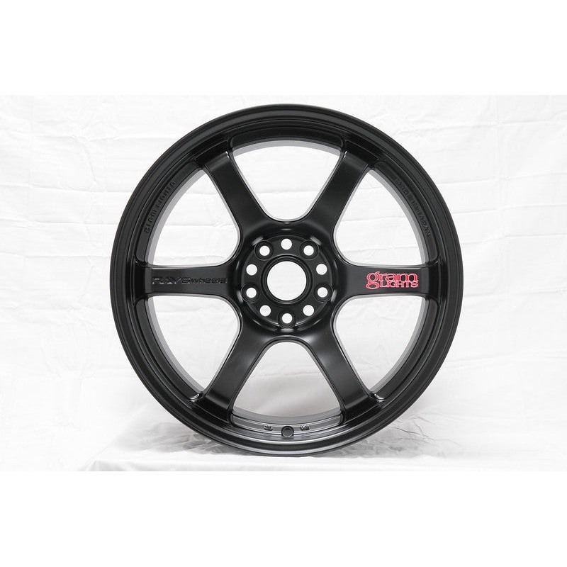 Gram Lights 57DR 19x9.5 +25 5-112 Semi Gloss Black Wheel