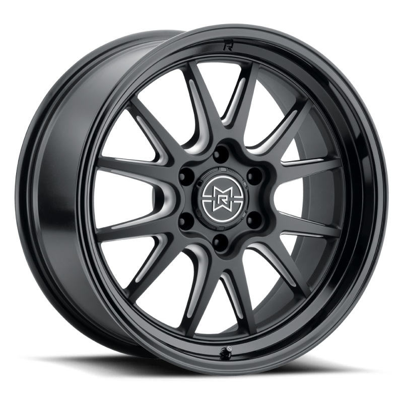 Method Raised MR802 20x9 / 6x5.5 BP / 0mm Offset / 106.25mm Bore - Double Black Milled Wheel
