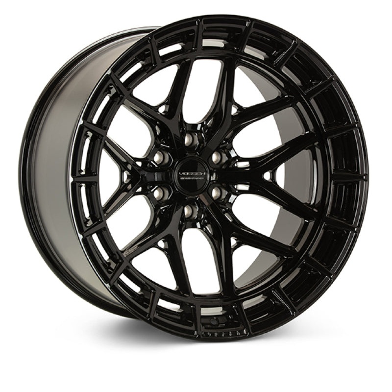 Vossen HFX-1 22x10 / 8x180 / ET-18 / Super Deep / 124.3 CB - Gloss Black Wheel