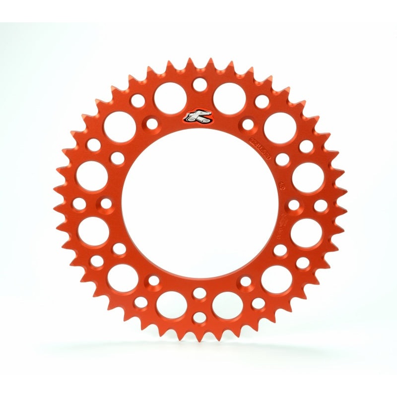 Renthal 18-24 KTM 85 SX Rear Grooved Sprocket - Orange 428-50P Teeth