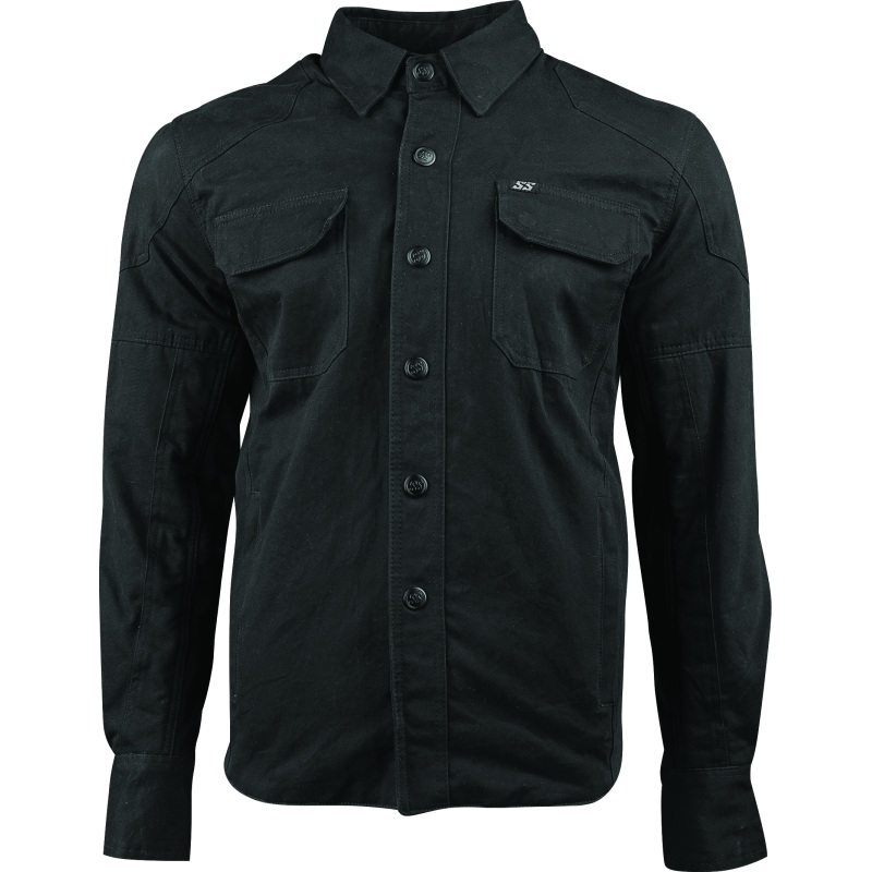 Speed and Strength Call to Arms Moto Shirt Black - Large