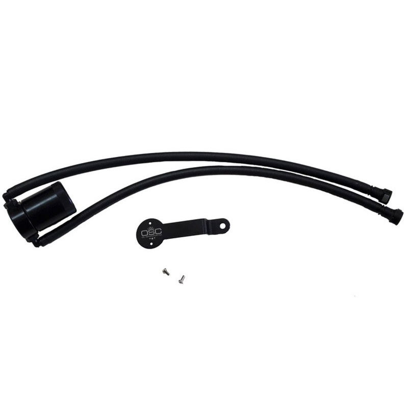 J&L 14-18 Chevy/GM Truck/SUV 5.3L V8 Driver Side Oil Separator 3.0 - Black Anodized