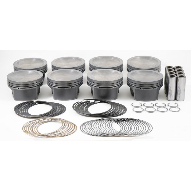 Mahle MS Piston Set SBF 284cid 3.572in Bore 3.543in Stroke 5.930in Rod .866 Pin-16cc 9.5 CR Set of 8