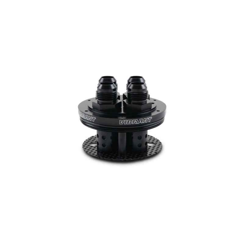 Vibrant 4-Port Catch Can Lid Assembly
