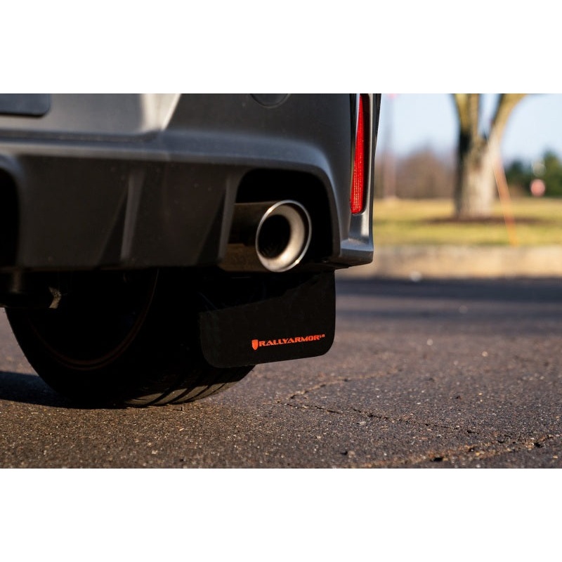 Rally Armor 23-24 Toyota GR Corolla Black UR Mud Flap w/Dark Grey Logo