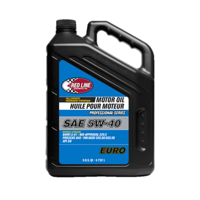 Red Line Pro-Series Euro 5W40 Motor Oil - 5 Quart