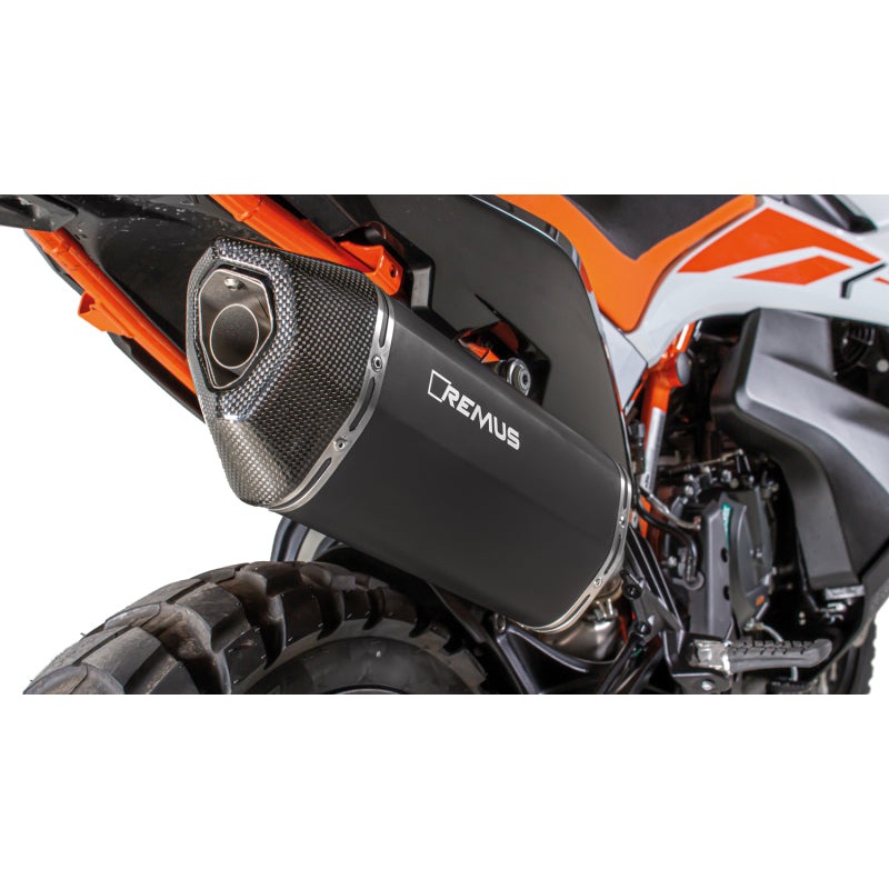 Remus 2019 KTM 790 Adventure R Mod Black Hawk Black Slip On